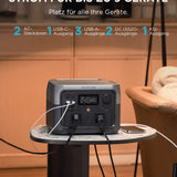 EF ECOFLOW Tragbare Powerstation RIVER 2 MAX, 512Wh Solargenerator mit LiFeP04, Schnellladung in 1 Stunde, für Camping/Wohnmobile, Kleine Verpackungsmängel, Produkt unbenutzt(Generalüberholt)