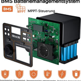 Tragbares Power Station 300W, SBAOH 296Wh Generator Schnellladung-230V AC Steckdosen/DC Ports und LED Taschenlampe,Mobile stromgenerator für Reise/Camping/Outdoor