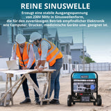 K&S Könner&Söhnen Diesel-Inverter-Generatoren KS 6100iDE ATSR, diesel notstromaggregat 5,5 kW, 2×Schuko 230 V, CEE 230 V 32 A,LED-Display, diesel Inverter - stromerzeuger mit Vorheizung